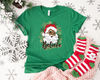 Black Santa T-Shirt, Christmas Shirts, Leopard Believe Christmas Shirt, Christmas Believe, Christmas Party Shirt, Santa Tee,Christmas Family.jpg
