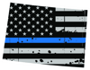 Distressed Thin Blue Line Colorado State Shaped Subdued US Flag Sticker Self Adhesive Vinyl police - C3781.png