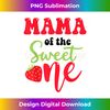 Mama of the Sweet One Strawberry Summer First Birthday - Bohemian Sublimation Digital Download - Ideal for Imaginative Endeavors