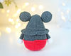 Mouse gnome crochet pattern - easy amigurumi mouse gnome decor - cute crochet gift 8.jpg