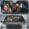 Hallowen Horror Movies Car Auto Sunshade  Jason Voorhees Michael Myers Freddy Krueger Car Sun Shade Car Windshield Car Accessories - 1.jpg