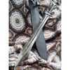 Custom Handmade Carbon Steel Sword Full Tang Double Edge Sword Survival Outdoor (3).jpg