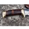 Crocodile Dundee Bowie Knife Leather Handle Custom Handmade Bowie Survival Outdoor Hunting Knife Gift For Him Special (2).jpg