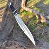 Custom Handmade Bowie Knife Survival Knife Outdoor Camping Bowie Hunting Knife Gift For Him Special Edition Knife (3).jpg