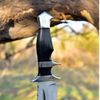 Custom Handmade Bowie Knife Survival Knife Outdoor Camping Bowie Hunting Knife Gift For Him Special Edition Knife (4).jpg