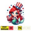 Cartoon Princess 4th of July Png, Princess Independence Day Png, American Patriotic Movie Png, Happy Fourth Of July Png, Instant Download (1).jpg