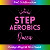 Step Aerobics Queen Aerobic Step Exercise - Aerobics Tank Top - Unique Sublimation PNG Download
