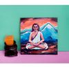 Yoga Painting Meditation Original Art Nepal Artwork Mahavatar Babaji — копия (2).jpg