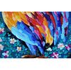 Rooster Painting Chicken Original Art Farm Bird Wall Art Impasto Artwork Oil — копия (4).jpg
