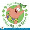 SpongeBob SquarePants St. Patrick_s Day Lucky Patrick Shirt png, digital download .jpg