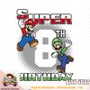 Super Mario Bros Mario _ Luigi Super 8th Birthday png download .jpg