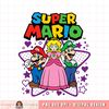 Super Mario Peach Luigi Trio Stars And Hearts png, digital download, instant .jpg