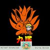 Naruto Shippuden Naruto Kurama Nine Tails Chibi png, digital download, instant .jpg