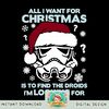 Star Wars Storm Trooper Droid Looking Christmas png, digital download, instant png, digital download, instant .jpg