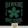Stranger Things 4 Hawkins High School Demogorgon Collegiate png, digital download, instant .jpg