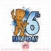Marvel Guardians Of The Galaxy Baby Groot 6th Birthday png, digital download, instant .jpg
