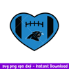 Heart Carolina Panthers Team Logo Svg, Carolina Panthers Svg, NFL Svg, Png Dxf Eps Digital File.jpeg