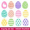 Easter Eggs, Easter Eggs Svg, Happy Easter Svg, Easter egg Svg,png , eps, dxf file.jpeg