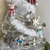 Christmas tree decorated with small animals