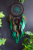 brown green dreamcatcher with faceted teardrop clystal 2.jpg