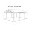 Diy 18 х 20 gable pavilion plans in pdf gazebo patio.jpg