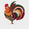 rooster embroidery pattern