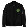 Four leaves clover premium recycled bomber jacket