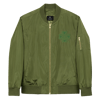 Four leaves clover premium recycled bomber jacket