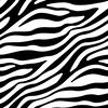 Zebra Skin Seamless Pattern All-Over Print Crop Tee