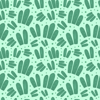 Cute Watercolor Cactus Pattern Unisex Hoodie
