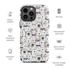 Cute Cartoon Monsters Seamless Pattern Tough Case for iPhone®