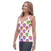 Colorful Skulls Seamless Pattern Sublimation Cut & Sew Tank Top
