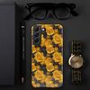Yellow and Black Rose Flowers Seamless Pattern Snap case for Samsung®
