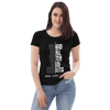 Good Girl with Bad Habits Women's fitted eco tee