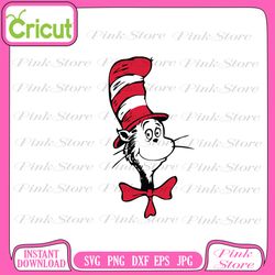 Dr Seuss Svg, Dr Seuss Cat In The Hat, thing dr seuss, thing svg, thing 1 svg, thing 2 svg, Dr Suess Day