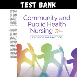 Community and Public Health Nursing: Evidence for Practice 3rd Edition by DeMarco Test Bank | All Chapters | Community
