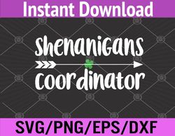 Shenanigans Coordinator Svg, Eps, Png, Dxf, Digital Download