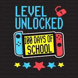 100 Days Of School Png, Unlocked Gamer Video Games Png