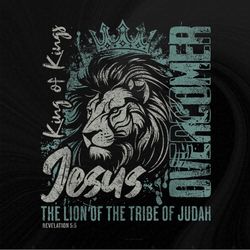 Jesus Is King Lion of Judah Bible Faith Graphic Christian Png, Sublimation Designs, Digital Download