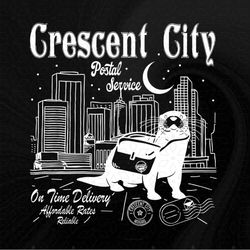 Crescent City Postal Service Messenger Otter Crescent City Sublimation Designs, Png, Digital Download