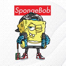 Spongebob Squarepants Supreme Logo Png, Sublimation Designs Download