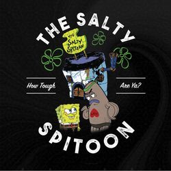SpongeBob SquarePants The Salty Spitoon How Tough Are Ya Premium Png, Sublimation Designs Download