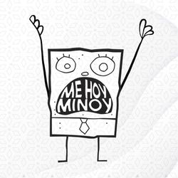 Spongebob Squarepants Doodlebob Me Hoy Minoy Mouth Png, Sublimation Designs Download