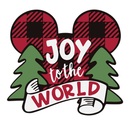 Joy To The World Mickey Mouse SVG, Merry Christmas svg, Holiday svg, xmas svg, Santa Christmas Svg, Christmas svg File