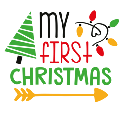 My 1St Christmas SVG, Merry Christmas svg, Holiday svg, xmas svg, Santa Christmas Svg, Christmas svg File