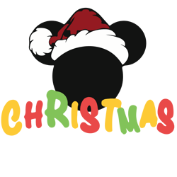Mickey Mouse Christmas SVG, Merry Christmas svg, Holiday svg, xmas svg, Santa Christmas Svg, Christmas svg File