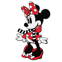 Minnie Mouse Santa Xmas Svg, Merry Christmas Svg, Holiday Svg, Disney Christmas Svg, Christmas Svg Cut File For Cricut