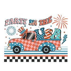 Party in the USA Png, 4th Of July Png, America Png, Independence Day Png, Patriotic Png, USA Flag Png Digital Download