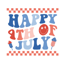 Happy 4th Of July Svg, 4th Of July Png, America Svg, Independence Day Svg, Patriotic Svg, USA Flag Digital Download