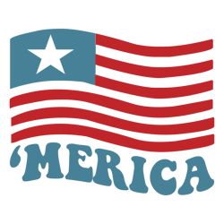 Merican Flag Svg, 4th Of July Png, America Svg, IndependenceDay Svg, Patriotic Svg, USA Flag Digital Download